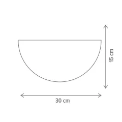 Interior - Aplica Tetrix &frac12;, dulie 1 x E27, Klausen LY6071, olint.ro