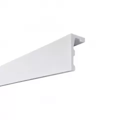 Bagheta decorativa Marbet din polistiren EK-1, 60 x 120 x 2000 mm, lungime 2 m, culoare alb