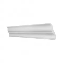 Bagheta decorativa Marbet din polistiren Lux E-10  87x87x2000 mm lungime 2 m culoare alb