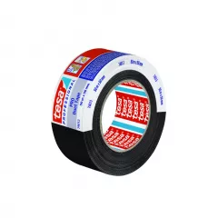 Banda adeziva duct tape Tesa TS 4613, culoare neagra, lungime 50 m