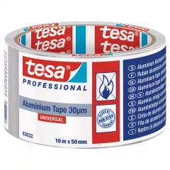 Banda aluminiu, Tesa TS 63632, dimensiune 10 m X 50 mm