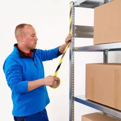 Banda pentru marcare, Tesa TS 60760-00087, culoare galben – negru