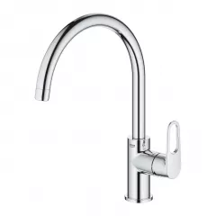 Baterie bucatarie Grohe Bauflow, monocomanda, finisaj cromat