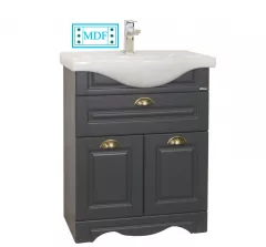 Baza MDF si lavoar Seria 172, 65cm, antracit