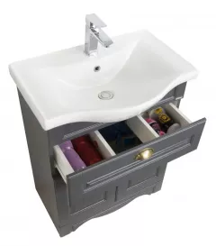 Baza MDF si lavoar Seria 172, 65cm, antracit