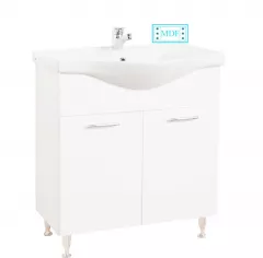 Baza si lavoar Seria 153, 75 cm, alb