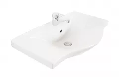 Baza si lavoar Seria 153, 75 cm, alb