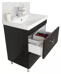 Baza si lavoar Seria 780, 60 cm, negru, soft close
