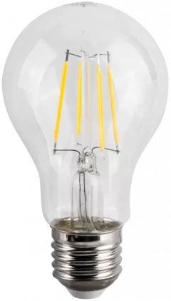 Bec LED cu filament HN A60, consum 6 W dulie E27, temperatura de culoare 2700 K