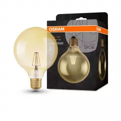 Bec LED vintage cu filament 6.5W 824 Gold E27