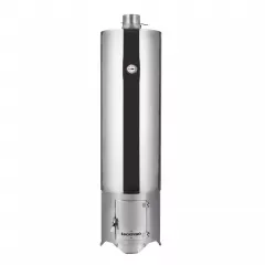 Boiler baie 110 L, combustibil solid + soba – INX 110