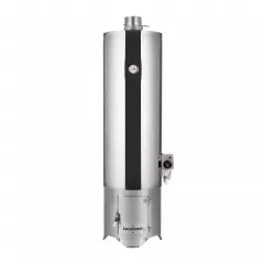 Boiler baie 110 L, combustibil solid si electric + soba – INXEL 110