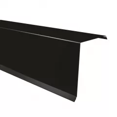 Bordura fronton mare Rufster Eco 0,45 mm grosime 9005 MS negru mat structurat