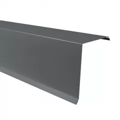 Bordura fronton mare Rufster Premium 0,5 mm grosime 7016 MS gri-antracit mat structurat