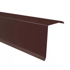 Bordura fronton mare Rufster Premium 0,5 mm grosime 8019 MS maro-grafit mat structurat