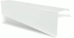 Bordura fronton standard Rufster Eco 0,45 mm grosime, 9002 alb lucios