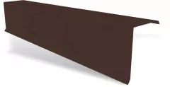 Bordura fronton standard Rufster Extra 0,55 mm grosime, 8019 MPR maro-grafit super-poliester