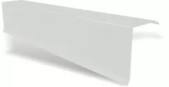 Bordura fronton standard Rufster Premium 0,5 mm grosime, 9006 gri aluminiu lucios