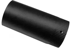 Burlan din tabla emailata negru diametru 120 mm pentru racord soba la horn