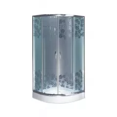 Cabina dus 527, model floral, cada joasa, 90x90x195 cm
