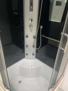 Cabina dus cu hidromasaj, 8851, cada inalta, 90x90x215 9 piese