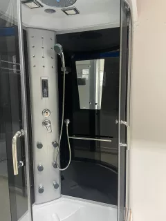 Cabina dus cu hidromasaj, 8851, cada inalta, 90x90x215 9 piese