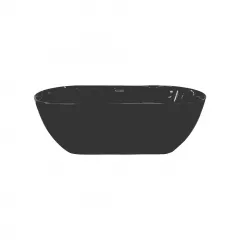 Cada Freestanding AP248, dimensiune 170 x 75 x 58 cm, culoare neagra