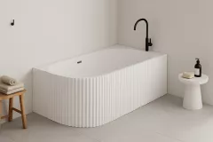 Cada freestanding BALI dreapta DR 9039, 170x80x56 cm, alb