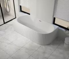 Cada freestanding BALI stanga ST 9038, 170x80x56 cm, alb