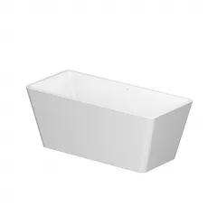 Cada freestanding CREA S301-299, 162 x 72 cm, acril, alb