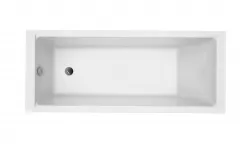 Cada rectangulara BALINEA 170 x 70 cm, acril, alb