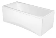 Cada rectangulara VIRGO 160 x 75 cm, acril, alb