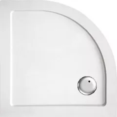 Cadita de dus semirotunda SC9090R cu montaj SLIM 90 x 90 cm