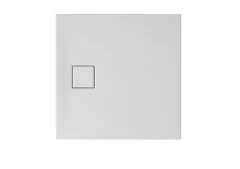 Cadita dus patrata TAKO SLIM, 80 x 80 x 4  cm + sifon