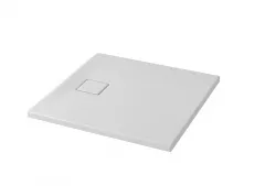 Cadita dus patrata TAKO SLIM, 80 x 80 x 4  cm + sifon
