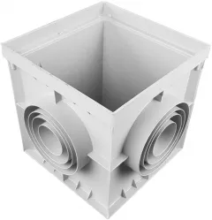 Camin pluvial gri D400X400
