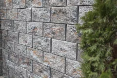 Capac pentru gard, model Gardeo SYMM 294, culoare gri, portocaliu, antracit