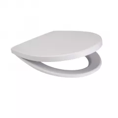 Capac WC Cersanit Delfi, polipropilena, antibacterian, alb