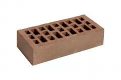 Caramida cu goluri, pentru fatada, Marrone Sabbiato