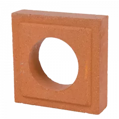 Caramida pentru cos fum, STR180, diametru 180 mm, rosu