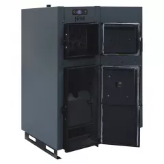 Cazan mixt Ferroli Biopellet Combi 35, functionare lemn sau peleti, 35 kw