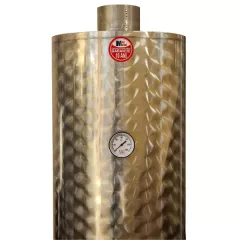 Bolier inox pe lemn cu serpentina 95l (fara soba)