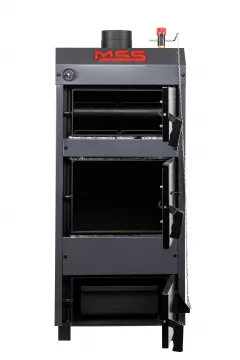 Cazan pe combustibil solid MSS ECO Plus 40 KW, focar otel 5 mm