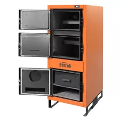 Cazane termice - Cazan pe combustibil solid Ferroli JAR 25, otel, 25 kW, olint.ro