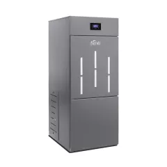 Centrala pe peleti Ferroli Biopellet PRO, 35 kW, din otel, tiraj fortat
