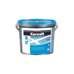 Chit de rosturi pentru gresie / faianta, interior / exterior, Ceresit CE40, Alb 2 kg