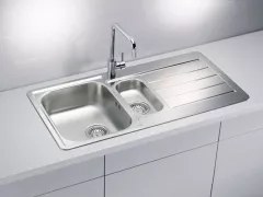 Chiuveta bucatarie inox Alveus Line 10, 98x50 cm, montaj incastrat, reversibila