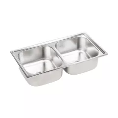 Chiuveta de bucatarie standard 2C SKS 320T, inox antichizat, dimensiuni 78 x 43 cm