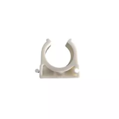 Clema teava PPR D20 set = 5 bucati de 20 mm culoare alba