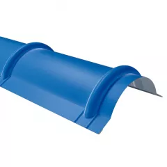 Coame pentru tigla Rufster Premium 0,5 mm grosime 5010 MS albastru mat structurat